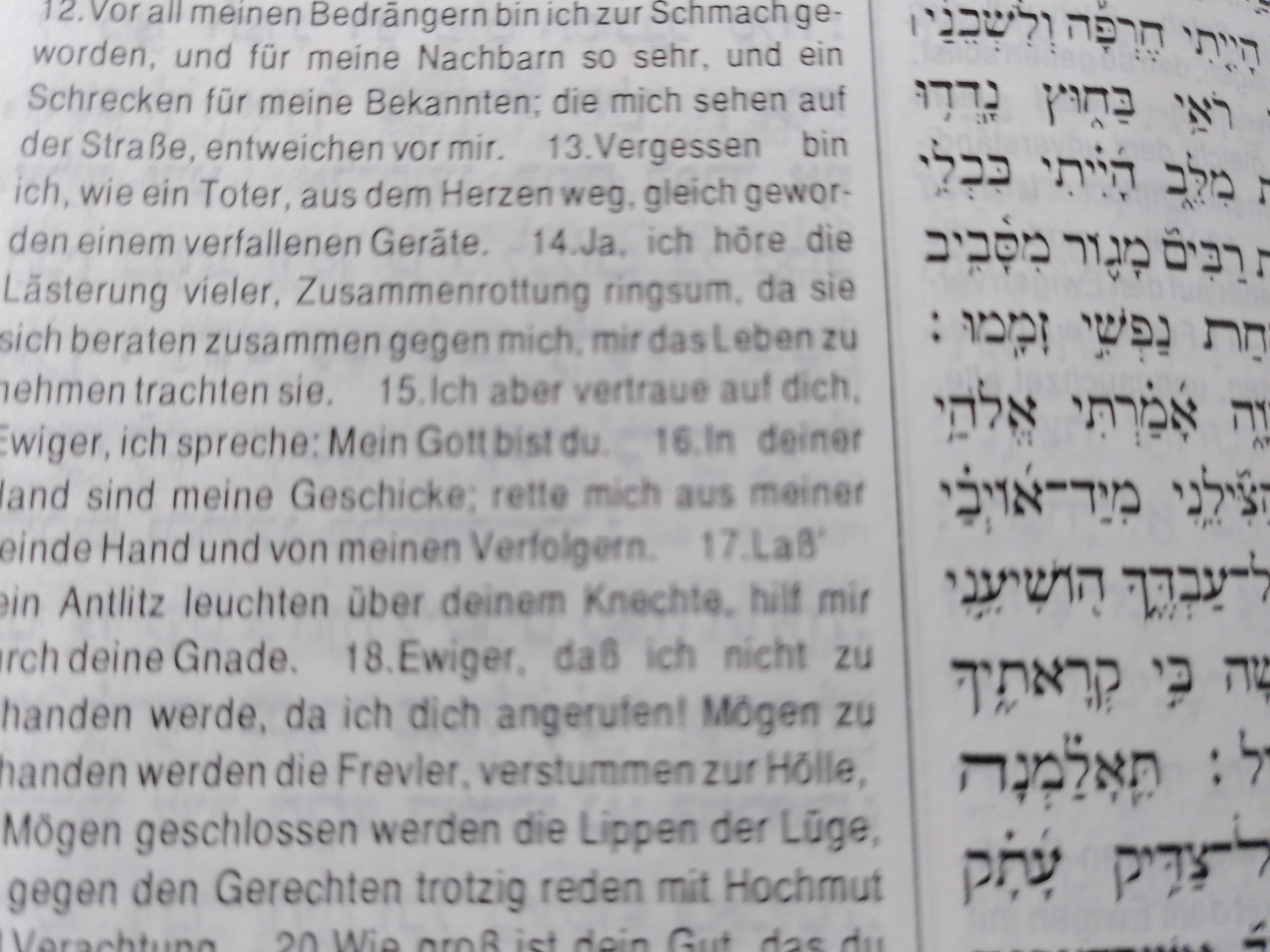 Psalm 31,15+16